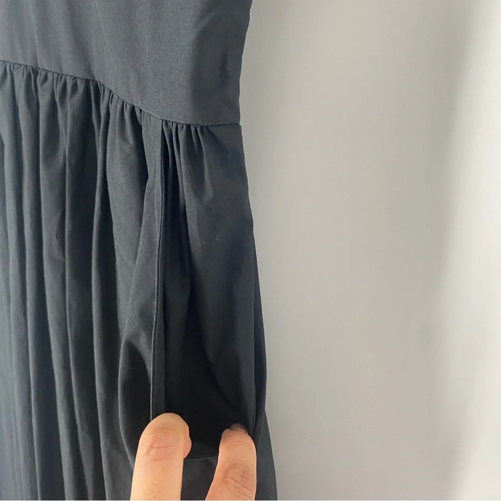 Banana Republic Black Notch-Neck Maxi Dress - Picture 10 of 10